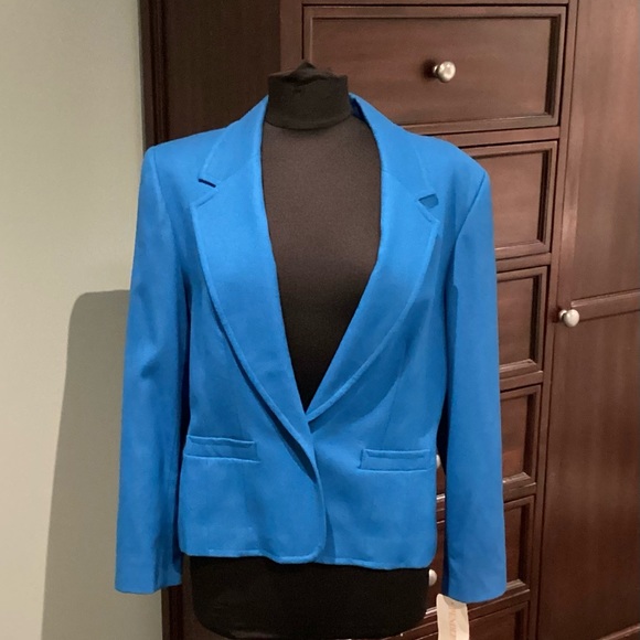NWT, Pendleton, Wool Blazer, Marine Blue, Fully Lined, vintage - Picture 2 of 13